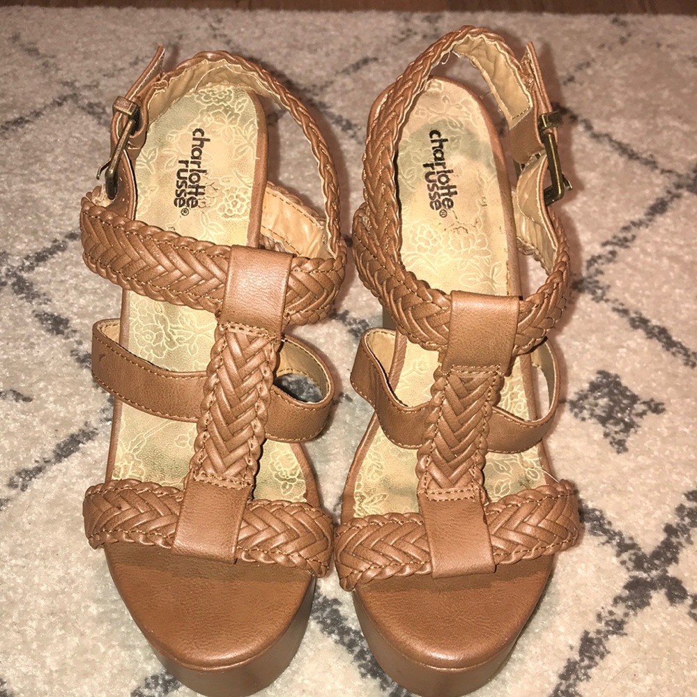 Brown Wedge Sandals